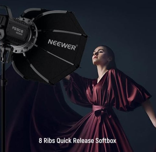 Softbox Neewer octagonal NS1P | 45 cm | Montura Bowens