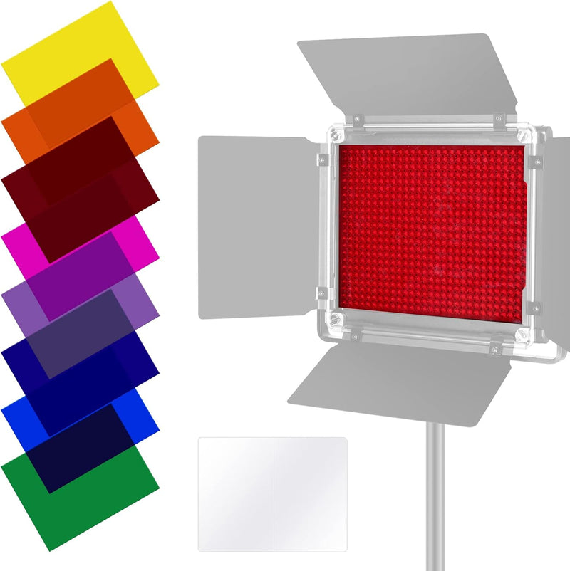Pack 8 Filtros de Gel de Color para Luz LED Neewer NL660