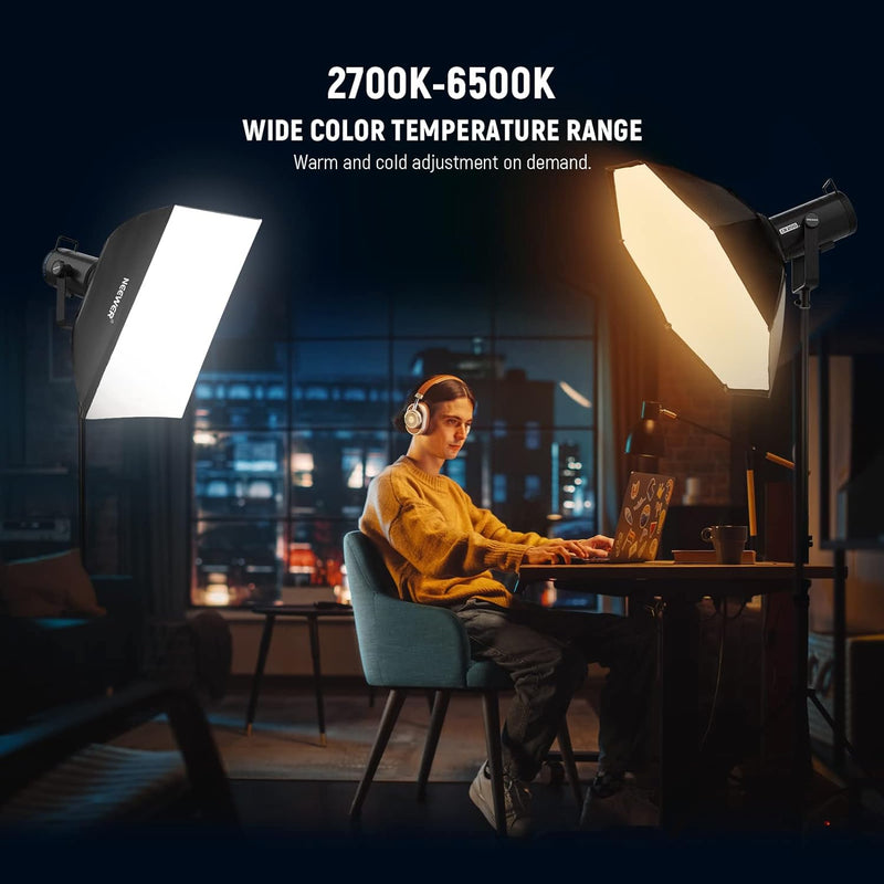 Luz COB Neewer CB200B 210W Bi-Color Iluminación Estudio