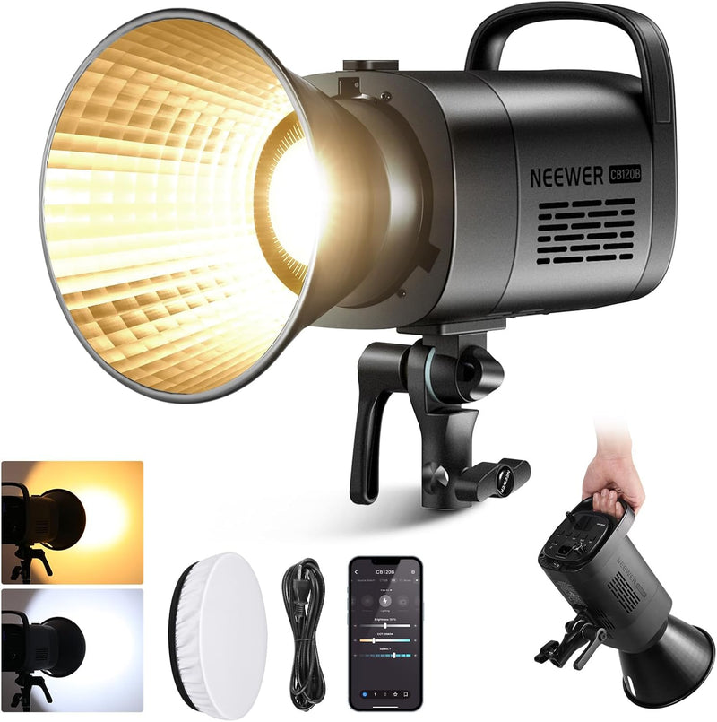 Luz COB Neewer CB120B | 120W Bi-Color | Montura Bowens