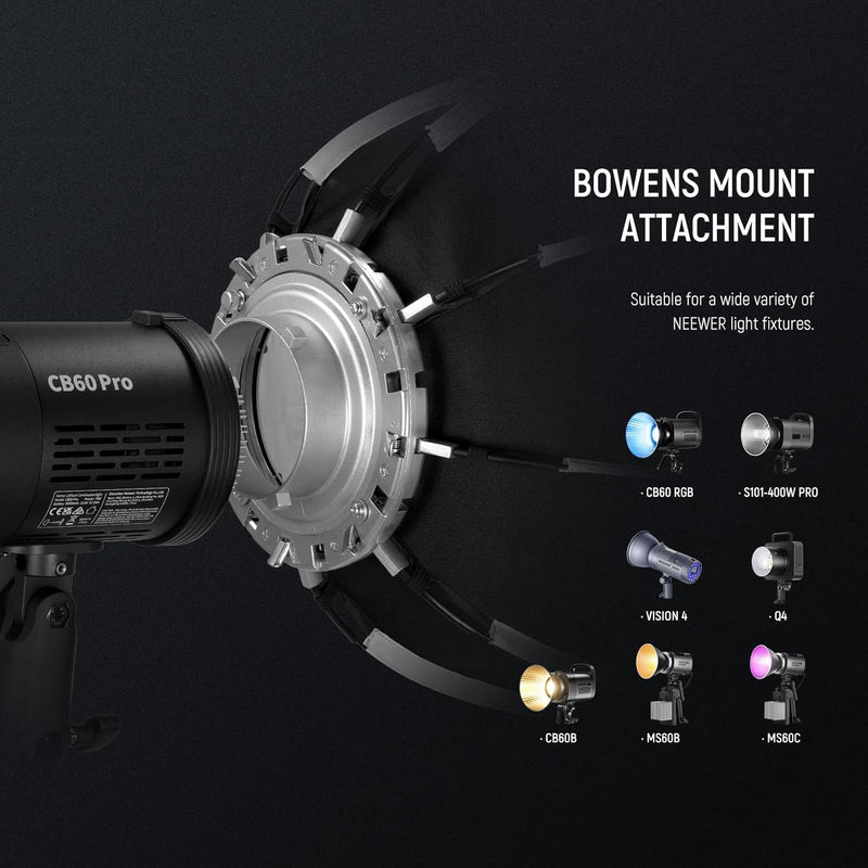 Softbox Neewer octagonal NS1P | 45 cm | Montura Bowens