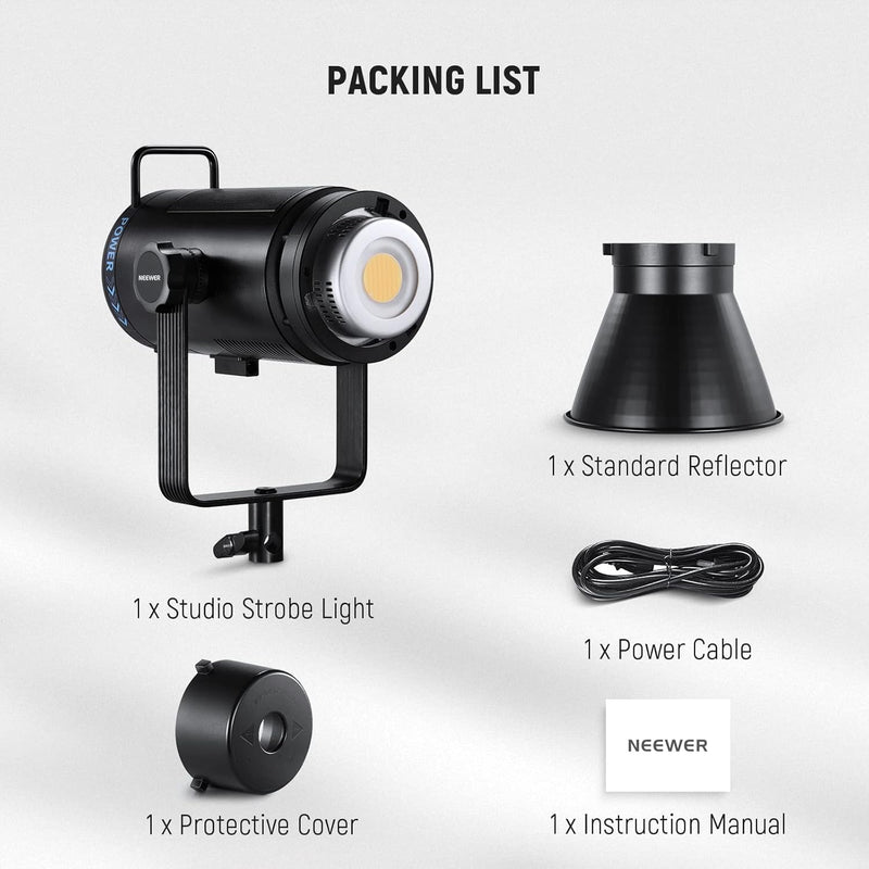 Luz COB Neewer CB200B 210W Bi-Color Iluminación Estudio