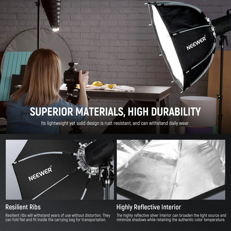 Softbox Octagonal Neewer NS27P | 70cms montura bowens