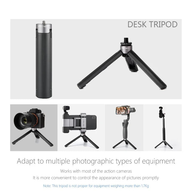 Mini Trípode PGYTECH P-18C-034 para Cámaras y Acción