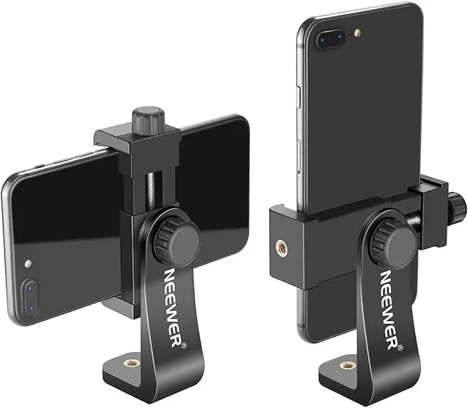 Adaptador de Trípode para Smartphone Neewer CL-06 | Rotación 360° | Vertical y Horizontal