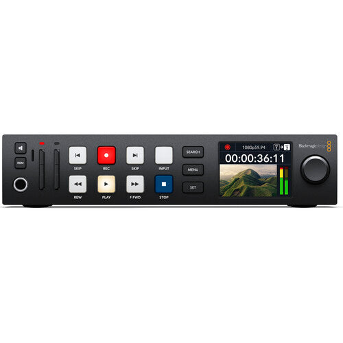 Grabador en memoria SD HyperDeck Studio HD Plus SD/HD/2K/4K. Blackmagic