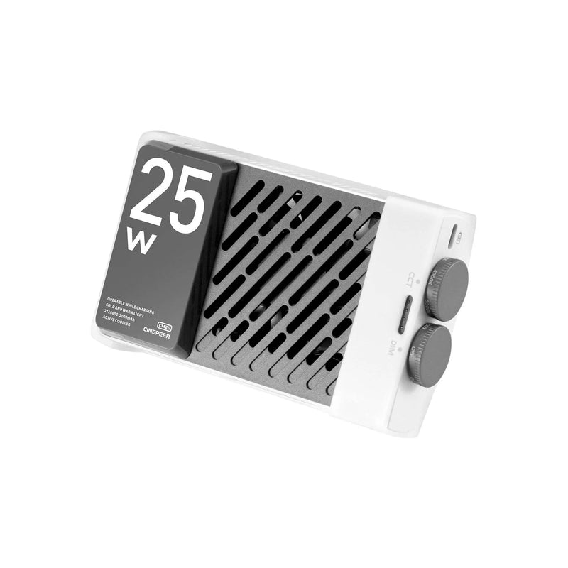 Luz de Relleno LED 25W Zhiyun Cinepeer CM25 Compacta con Batería
