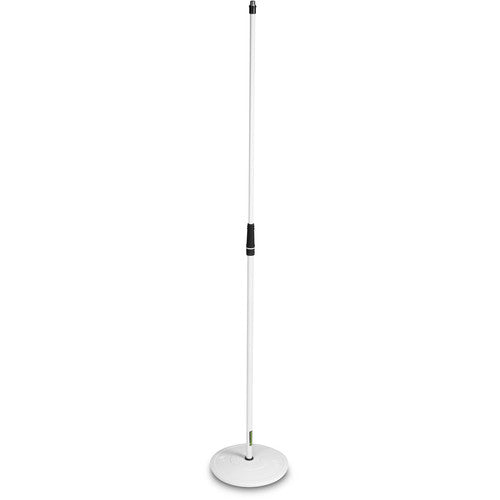 Soporte Gravity para micrófono con base plato (blanco)