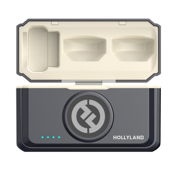 Hollyland LARK M2 Duo Combo | Micrófono Inalámbrico 24-bit Doble Canal