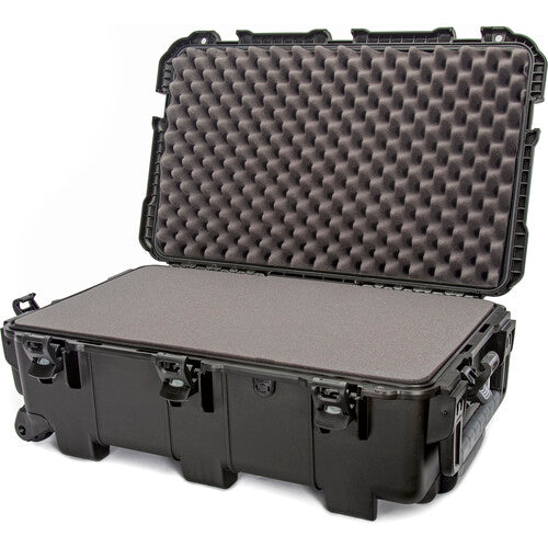 Maleta Rígida Nanuk 962 con Ruedas y Espuma Precortada | IP67 Garantía de por Vida (Negra / Naranja)