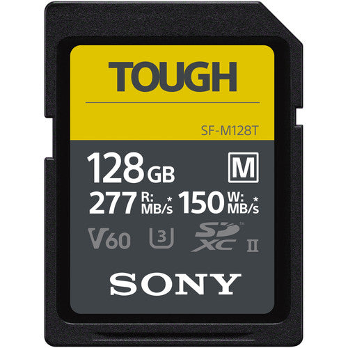 Tarjeta de memoria Sony SDXC TOUGH de 128 GB V60 150mb/s