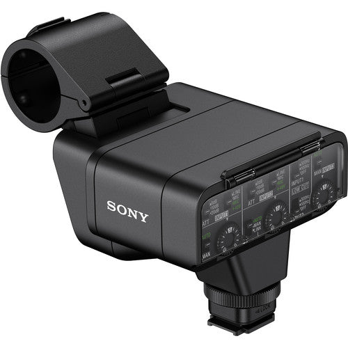 Kit adaptador de audio digital XLR de doble canal Sony XLR-K3M con micrófono direccional